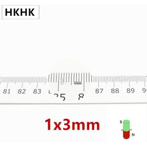 Hkhk 100/500Pcs Mini Magneet 1X3 Mm Mini Magneet Encoder 1Mm Sterke Magnetische Standaard 1X3 Mm