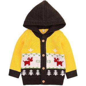 Kerst Kids Knit Hooded Vest