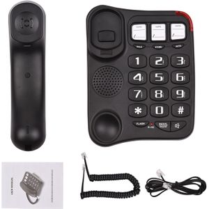Vaste Telefoon Met Grote Knop Bureau Vaste Telefoon Wandmontage Telefoon Ondersteuning Handsfree/Herhalen/Flash/snelheid Diall Voor Kantoor