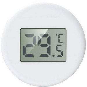 Huisdier Thermometer, Ronde Hygrometer, Lcd Digitale Display, Temperatuur Vochtigheid Monitor
