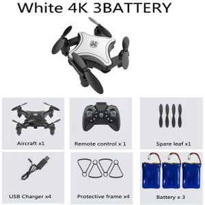 KY902 Mini Drone Quadcopter Met 4K Camera Hd Opvouwbare Drones One-Key Terugkeer Fpv Follow Me Rc Helicopter quadrocopter Speelgoed