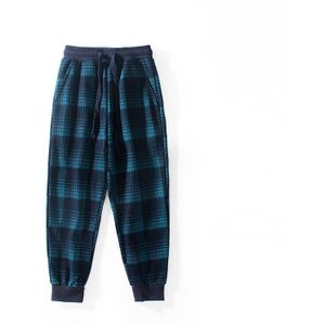 Jongens Plaid Casual Harembroek Koreaanse Kinderen Vallen Kleren Losse Enkellange Broek Streetwear Jongens Kleding 6 8 10 12Y