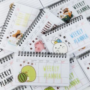 Notebook school briefpapier wekelijkse dagelijkse maandelijkse planner dagboek caderno journal zeszyty szkolne cahier planner agenda