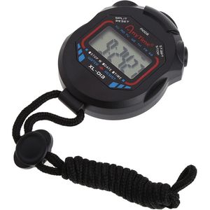 Digitale Professionele Handheld Lcd Chronograaf Sport Timers Stop Horloge Met Bandjes