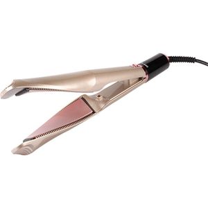 2 In 1 Roll Straight Dual-Use Multifunctionele Stijltang Twisted Spiraal Krullend Haar Stok Draagbare Lcd Krullend Haar Stok