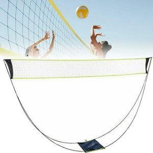 3M Draagbare Badminton Netframe Ondersteuning Tennis Volleybal Training Vierkante Mesh Tennis Netto Vierkante Shuttle Netwerk Badminton