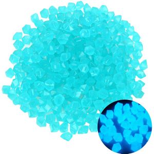 300Pcs Geplaveide Lichtgevende Stenen Kunstmatige Gloeiende Grind Glow In The Dark 14Mm Tuin Decoratie Thuis Decors