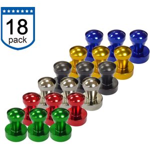 Edison Magnetische Push Pins D16 * 20-Geborsteld Hevay Duty Magneet Voor Whiteboard Mangets, kantoor Magneten, Kaart Magneten.