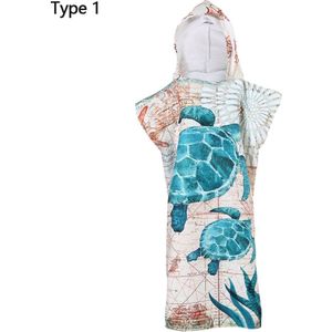 Microfiber Unisex Strand Veranderende Handdoek Quick-Dry Surf Poncho Gewaad Met Kap Wetsuit Voor Zwemmen Surfen Handdoek Gewaad