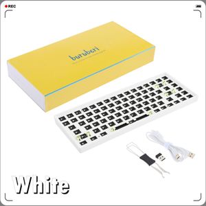 Buruberi KD84 84 Toetsen Bluetooth5.0 2.4G Draadloze 3/5pin -Swap Mechanische Toetsenbord Diy Kit Usb Gebouwd-In Batterij Rgb Backlight