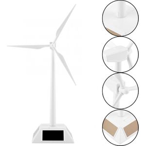 Kunstmatige Steen Eilanden Zonne-energie Wind Molen Model Desktop Decor Craft Kids Kinderen Onderwijs Leren Speelgoed