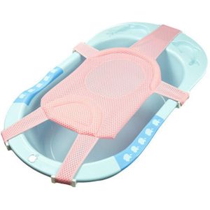 Baby Bad Netto 5-Gesp Verstelbare Antislip Bad Ondersteuning Seat Sling Hangmat Voor 0-18 maanden Pasgeboren Baby Peuters
