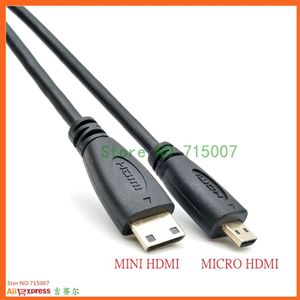 Hdmi 1.4 Mini Male Naar Micro Hdmi Male Video Kabel Snoer Type C Naar D Adapter Voor Dv telefoon 0.3M 1M 1.8M