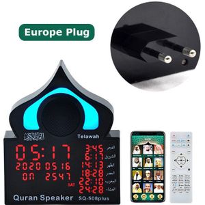 Telawah Oceaan Koran Speaker Moslim Azan App Draadloze Bluetooth Kleurrijke Lamp Afstandsbediening Koran Speaker Display Klok Alarm