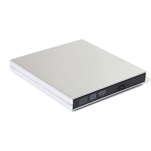 Slim Usb 2.0 Draagbare Externe Dvd Rom Optische Drive Cd/DVD-ROM CD-RW Speler Brander Plug En Play Voor Macbook laptop Desktop Pc