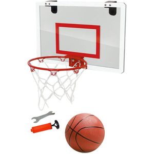 Basketbal Hoepel Set Mini Kantoor Sport Speelgoed Muur Opknoping Transparante Indoor Met Bal Kinderen Onbreekbaar Bord Stalen Velg