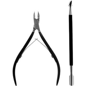 1 Pc Dubbele-End Nail Cuticle Losse Velletjes Remover Wasbare Dode Huid Pusher Nail Art Slijpen Tool Manicure Buffing Gepolijst staven