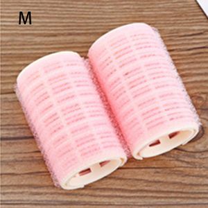 2 Stks/partij Haar Rollen Bang Roll Curler Haar Krultang Plastic Zelfklevende Haar Curling Kappers Gereedschap Meisje Schoonheid Styling tool
