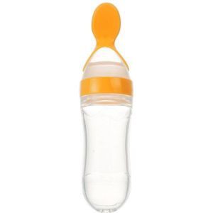 Baby Knijpen Voeden Fles Lepel Zuigeling Knijpen Voeden Fles Voedingssupplement Fles Groente Fruit Rijstgraangewas Lepel