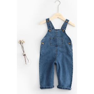 Peuter Baby Jumpsuits Meisjes Overalls Losse Denim Broek Lente Herfst Kleding Jongen Kinderen Jeans Kids Bandjes Broek 3-13Y