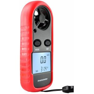 Mini Digitale Anemometer LCD Backlight Air Wind Gauge Anemometer Thermometer 0-30 m/s Windsnelheid-10 ~ 45C Temperatuur Meter