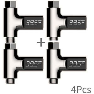 Led Display Water Douche Thermometer Zelf-Genererende Elektriciteit Water Temperatuur Monitor Energie Slimme Meter Thermometer