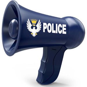 Megafoon Voor Kids Pretend Politie Props Voor Kids Kinderen Politie Sirene Speelgoed Voice Changer Politieman Speelgoed