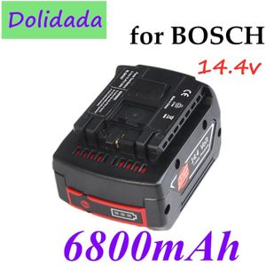 14.4V 6800Mah Oplaadbare Li-Ion Batterij Cell Pack Voor Bosch Draadloze Elektrische Boor, Schroevendraaier BAT607 BAT607G BAT614 BAT614G