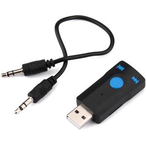 Draadloze Bluetooth Carkit Aux Audio Usb Bluetooth Ontvanger Adapter Muziek Ontvanger MP3 Speler Auto Bluetooth Kit