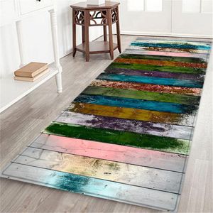 Badmat 60X180 Cm Zeegezicht Print Tapijt Hal Deurmat Anti - Slip Tapijt Water Absorberen Keuken Mat Tapis Salle De bain G806