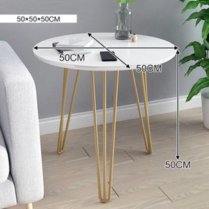 Salontafel Woonkamer Meubelen Bijzettafel Moderne Huis Ijzer Koffie Tafels Eenvoudige Licht Luxe Nordic Sofa Ronde Hoek Tafel