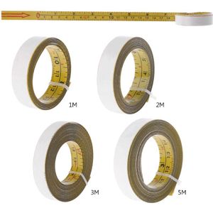 Inch & Metric Zelfklevende Meetlint Staal Verstekzaag Schaal Mijter Track Heerser