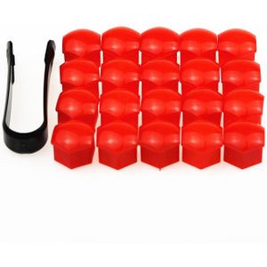 Auto Styling 20Pcs 17Mm Speciale Socket Auto Wiel Auto Hub Schroef Cover Moer Caps Bolt Velgen Exterieur decoratie Beschermen