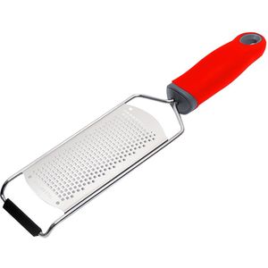 Anti-Slip Handvat Roestvrij Staal Citroen Zester, kaas En Spice Rasp Bonus Borstel Nootmuskaat Raspen Keuken Accessoires #