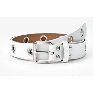 Oogje Pu Hollow Penk Riem Vrouwen Mode Dunne Vierkante Gesp Legering Riemen Vrouwelijke Jeans Jurk Tailleband Brand