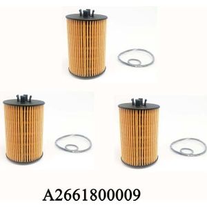 Yubao 6/3/1 Sets Motorolie Filter # A2661800009 Voor Mercedes-Benz W169 W245 2661800009