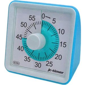 Zuinig 1 Pcs 60 Minuten Visuele Analoge Timer Stille Countdown Klok Time Management voor Kids Volwassenen ds99