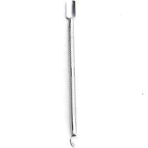 1Pc Nail Cuticle Schraper Remover Rvs Nail Art Dode Huid Verwijderen Pedicure Accessoires Manicure Tool