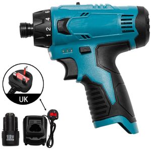 12V Draadloze Impact Elektrische Boor Elektrische Hamer Schroevendraaier Set Hand Driver Wrench Power Tool Voor Lithium-Ion Batterij