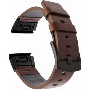 Vervanging Luxe Lederen Wrist Strap Watch Band Met Gereedschap Voor Garmin Fenix 5X5 5S Plus 6 6S 6X Pro GPS Horlogeband Wrist Strap