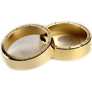 Beschermende Ring Voor Fiio M15 Hi-Res Muziekspeler Knob-M15 Cover Roestvrij Staal Gold Plating Knop Cover