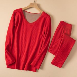 Thermisch Ondergoed Set Winter Vrouwen Lange Onderbroek Sets Fleece Warm Houden In Koud Weer En Herfst Broek Set