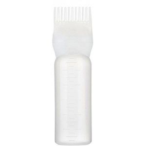 Lege Haarverf Fles Met Applicator Borstel Doseren Salon Haarkleuring Verven Flessen Kappers Styling Tool 120Ml