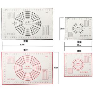 Bakplaat Rolling Deeg Gebak Gebak Bakvormen Liner Silicone Warmtebestendigheid Mat Pasta Meel Tafel Pad Gereedschap 60x40 cm