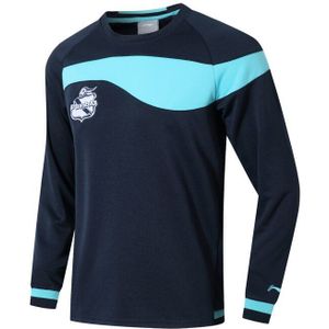 Li-Ning Mannen Puebla Club Sweater Regular Fit Hit-Kleur Logo Hodie Voering Comfort Sport Tops Truien AWDN129 MWW1588