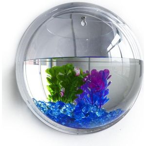 Acryl Vis Kom Muur Opknoping Aquarium Tank Aquatic Dierbenodigdheden Pot Plant Vaas Gemonteerde Woondecoratie