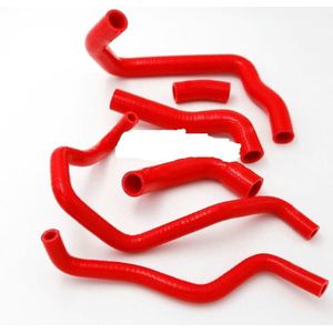 Silicone Koelvloeistof Slang Kit Voor Kawasaki ZX10R NINJA 08 09 10 ROOD