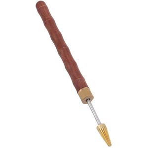 Diy Leathercraft Speedy Rand Messing Olieverf Pen Hoofd Lederen Rand Pen Applicator Rand Verf Roller Pen Top Rand Dye gereedschap