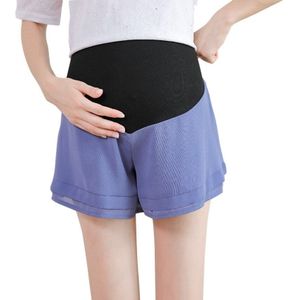 Zwangere Vrouwen Koreaanse Versie Van De Losse Maag Lift Broek Zomer Zwangere Vrouwen Chiffon Rok Broek Wijde Pijpen Maag Lift sh