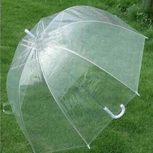 Transparant Clear Bubble Koepel Vorm Paraplu Outdoor Winddicht Paraplu Prinses Wieden Decoratie X6HD